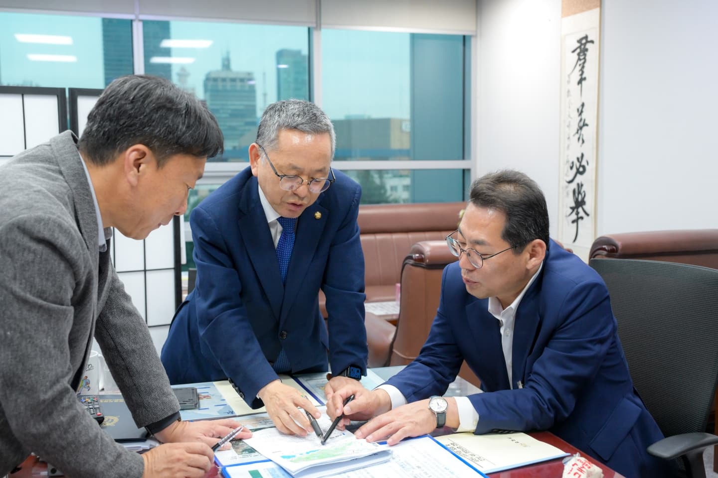 해룡 우회도로·매안교차로 국비, 국회에 증액 요청